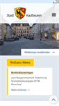 Mobile Screenshot of kaufbeuren.de