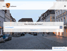 Tablet Screenshot of kaufbeuren.de